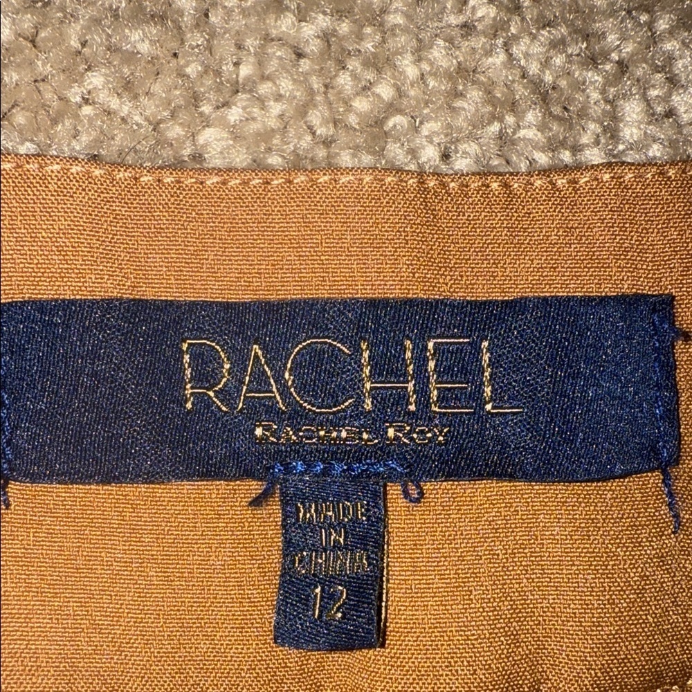 RACHEL Rachel Roy Women’s Tan Wide Leg Dress Pants - 12. T - Picture 2 of 7